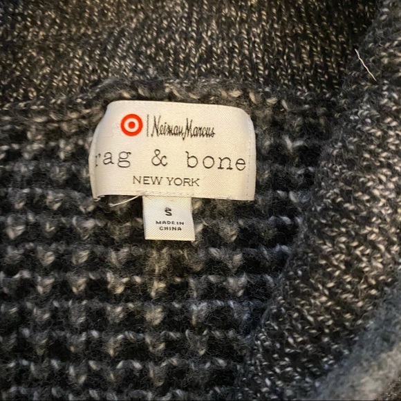 Rag & Bone Unisex Chunky Knit Cardigan Gray size Small - Picture 6 of 10